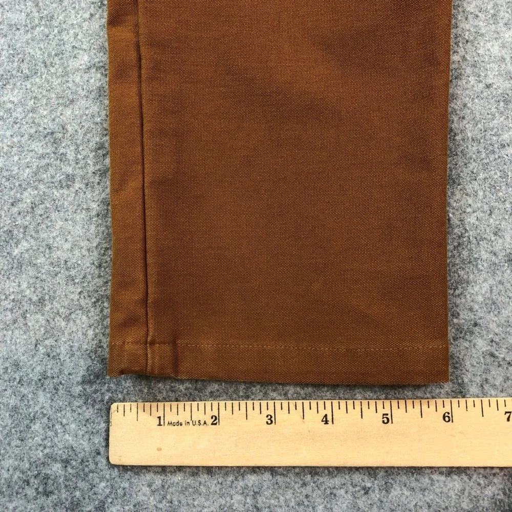 Lululemon Mens Canvas Pants 34x34 Brown Chino Slim Leg Stretch Athletic Pocket